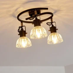 hofstein Plafonnier Bohemia Noir, 3 lumières