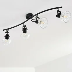 hofstein Plafonnier Bohemia Noir, 4 lumières