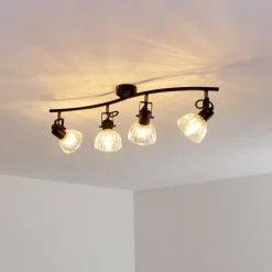 hofstein Plafonnier Bohemia Noir, 4 lumières