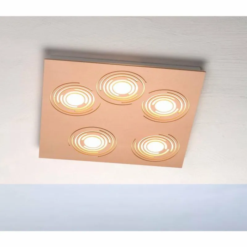 Lampes Dorées-Luminaires Bopp Plafonnier Bopp GALAXY COMFORT LED Or, 5 lumières