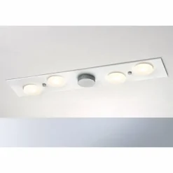 Luminaires Bopp Plafonnier Bopp-Leuchten PLANETS ONE LED Argenté, Blanc, 4 lumières