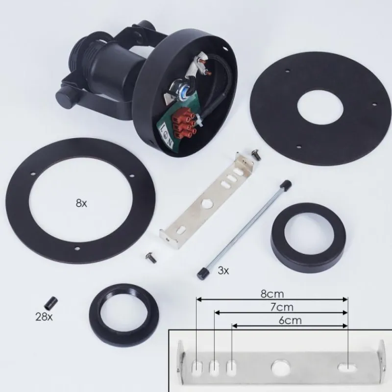 Luminaires Scandinaves-hofstein Plafonnier Boula Noir, 1 lumière