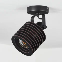 Luminaires Scandinaves-hofstein Plafonnier Boula Noir, 1 lumière