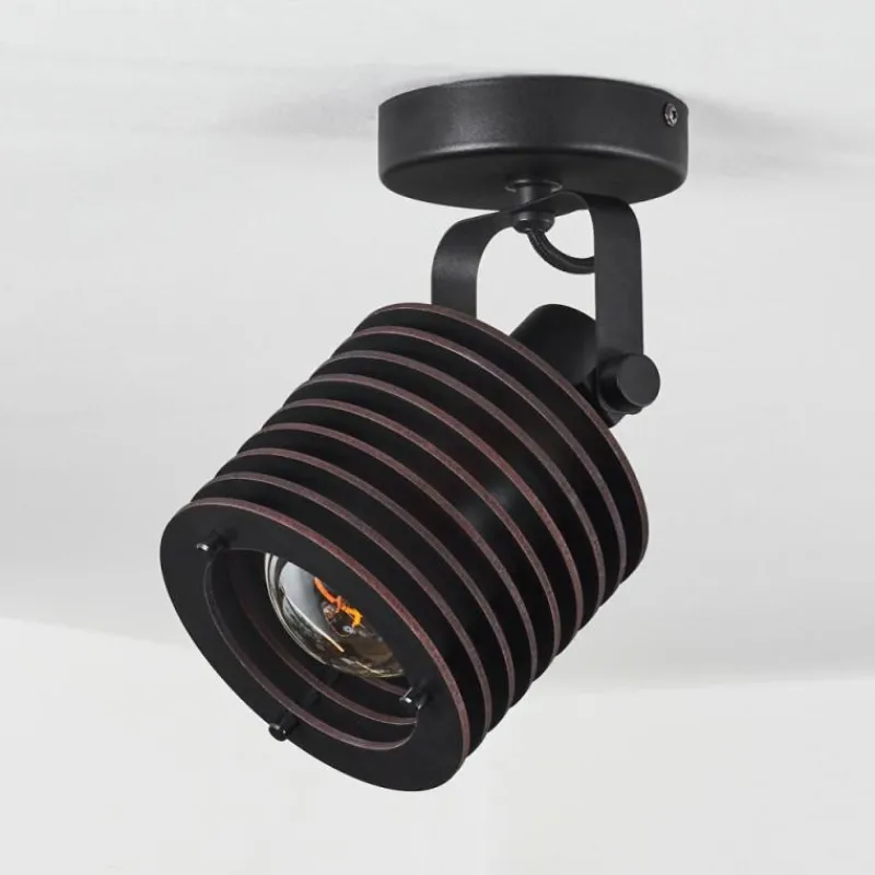 Luminaires Scandinaves-hofstein Plafonnier Boula Noir, 1 lumière