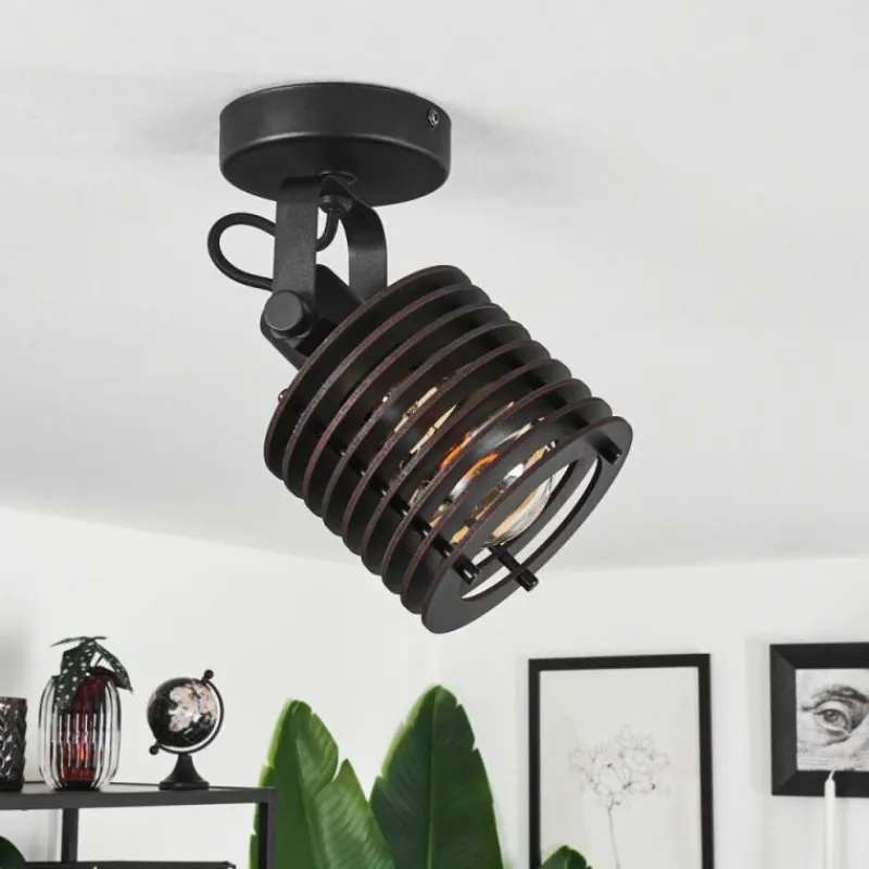 Luminaires Scandinaves-hofstein Plafonnier Boula Noir, 1 lumière