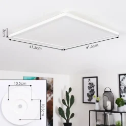 hofstein Plafonnier Boyero LED Blanc, 1 lumière