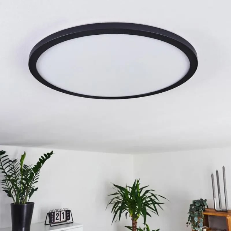 hofstein Plafonnier Boyero LED Noir, 1 lumière* Éclairage Led