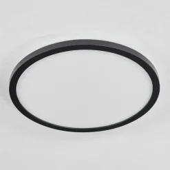 hofstein Plafonnier Boyero LED Noir, 2 lumières, Télécommandes, Changeur de couleurs