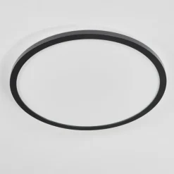 hofstein Plafonnier Boyero LED Noir, 2 lumières, Télécommandes, Changeur de couleurs