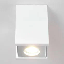 hofstein Plafonnier Braslo Chrome, Blanc, 1 lumière