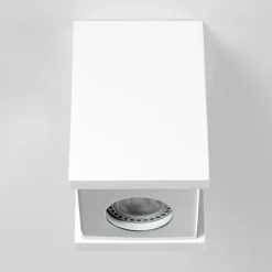 hofstein Plafonnier Braslo Chrome, Blanc, 1 lumière