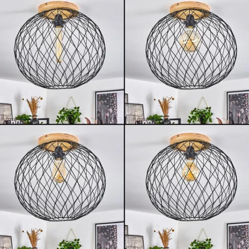 Style Boho-Chic-hofstein Plafonnier Bridgeport Écru, 1 lumière