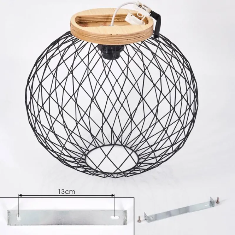 Style Boho-Chic-hofstein Plafonnier Bridgeport Écru, 1 lumière