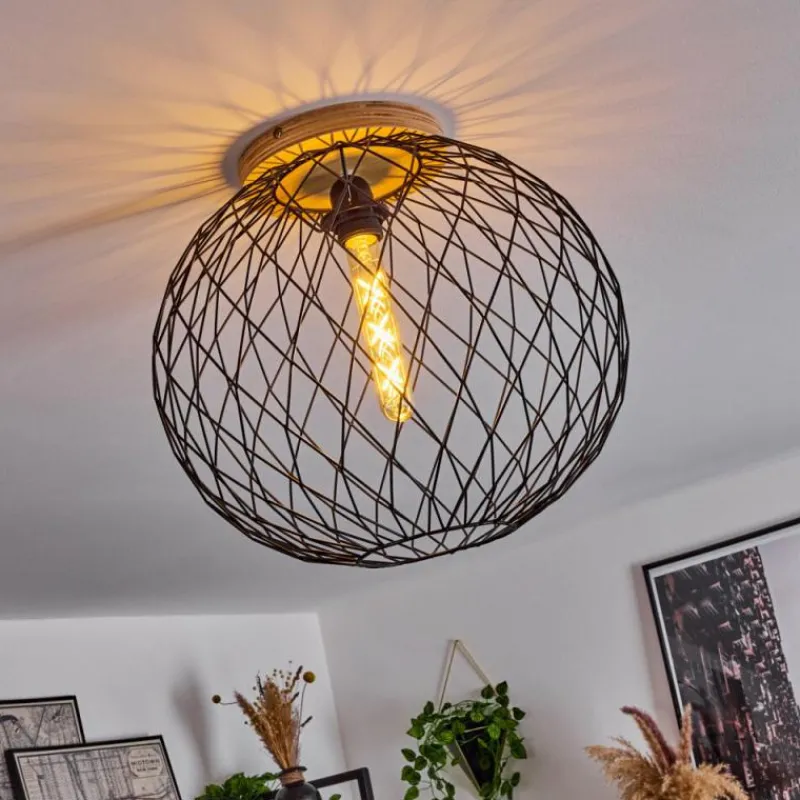 Style Boho-Chic-hofstein Plafonnier Bridgeport Écru, 1 lumière