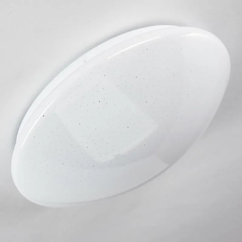 hofstein Plafonnier Brighton Star LED Blanc, 1 lumière, Télécommandes, Changeur de couleurs