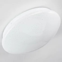 hofstein Plafonnier Brighton Star LED Blanc, 1 lumière, Télécommandes, Changeur de couleurs