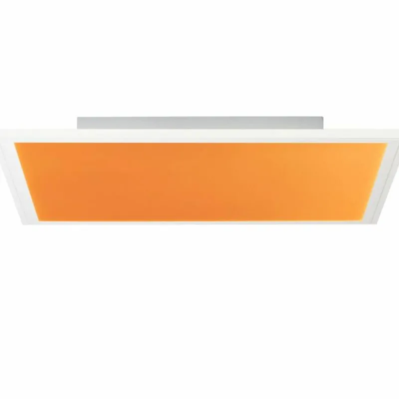 Luminaires Brilliant Plafonnier Brilliant Abie LED Blanc, 1 lumière, Télécommandes, Changeur de couleurs* Éclairage Led