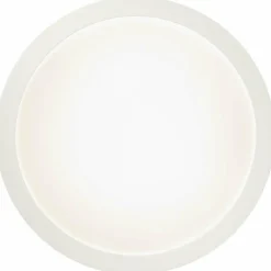 Luminaires Brilliant Plafonnier Brilliant Abie LED Blanc, 1 lumière, Télécommandes, Changeur de couleurs* Éclairage Led