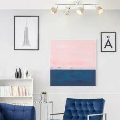 Lampes En Tissu-Luminaires Brilliant Plafonnier Brilliant Alexia Argenté, 4 lumières