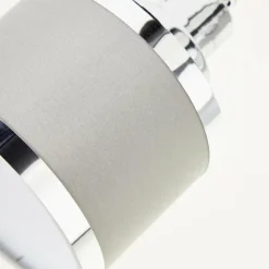 Lampes En Tissu-Luminaires Brilliant Plafonnier Brilliant Alexia Argenté, 4 lumières