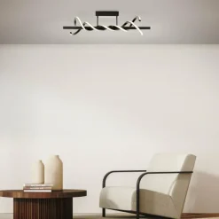 Luminaires Brilliant Plafonnier Brilliant Amalie LED Noir, 1 lumière* Éclairage Led