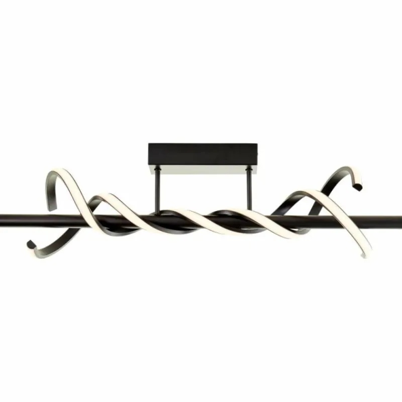 Luminaires Brilliant Plafonnier Brilliant Amalie LED Noir, 1 lumière* Éclairage Led