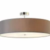 Lampes En Tissu-Luminaires Brilliant Plafonnier Brilliant Andria Chrome, 3 lumières