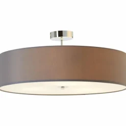 Lampes En Tissu-Luminaires Brilliant Plafonnier Brilliant Andria Chrome, 3 lumières