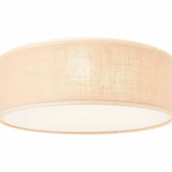 Lampes En Tissu-Luminaires Brilliant Plafonnier Brilliant Aniela Blanc, 2 lumières