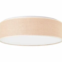 Lampes En Tissu-Luminaires Brilliant Plafonnier Brilliant Aniela Blanc, 3 lumières