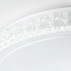 Luminaires Brilliant Plafonnier Brilliant Badria Blanc, 1 lumière* Plafonniers