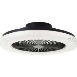 Luminaires Brilliant Plafonnier Brilliant Badria LED Noir, 1 lumière, Télécommandes