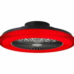 Luminaires Brilliant Plafonnier Brilliant Badria LED Noir, 1 lumière, Télécommandes