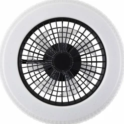 Luminaires Brilliant Plafonnier Brilliant Badria LED Noir, 1 lumière, Télécommandes