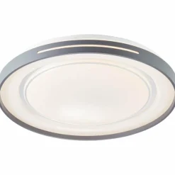 Lampes Industrielles-Luminaires Brilliant Plafonnier Brilliant Barty LED Gris, 1 lumière