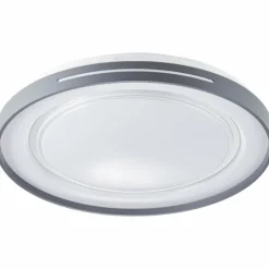 Lampes Industrielles-Luminaires Brilliant Plafonnier Brilliant Barty LED Gris, 1 lumière