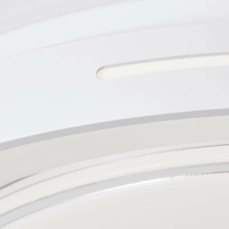 Luminaires Brilliant Plafonnier Brilliant Barty LED Chrome, Blanc, 1 lumière, Télécommandes* Éclairage Led