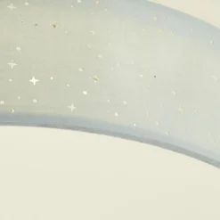 Lampes En Tissu-Luminaires Brilliant Plafonnier Brilliant Baska LED Argenté, 1 lumière