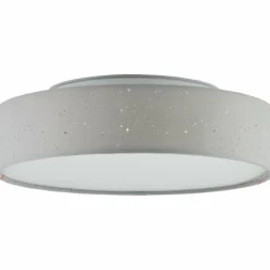 Lampes En Tissu-Luminaires Brilliant Plafonnier Brilliant Baska LED Blanc, 1 lumière