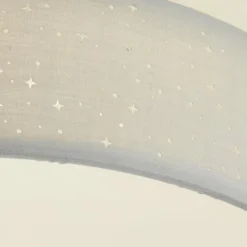 Lampes En Tissu-Luminaires Brilliant Plafonnier Brilliant Baska LED Blanc, 1 lumière