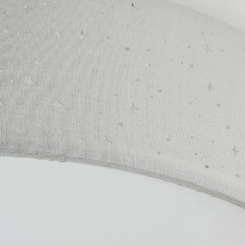 Lampes En Tissu-Luminaires Brilliant Plafonnier Brilliant Baska LED Blanc, 1 lumière