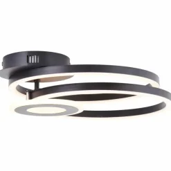 Luminaires Brilliant Plafonnier Brilliant Bray LED Noir, Blanc, 1 lumière* Éclairage Led