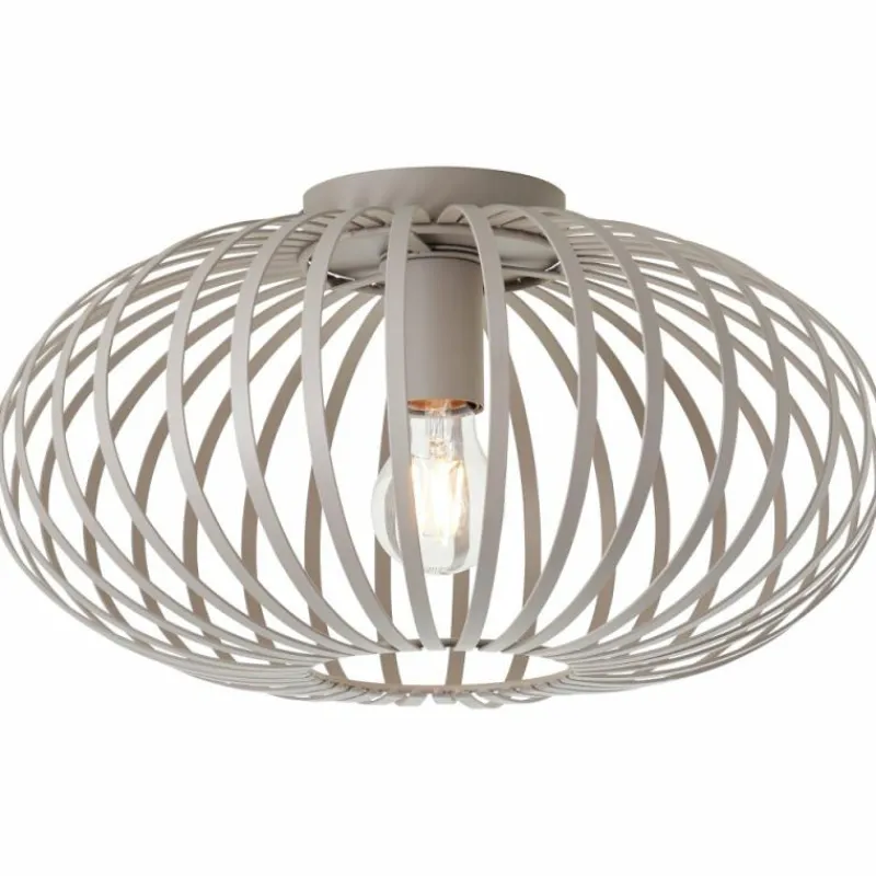 Luminaires Scandinaves-Luminaires Brilliant Plafonnier Brilliant Bremen Gris, 1 lumière