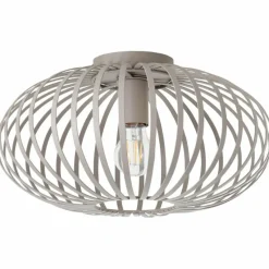 Luminaires Scandinaves-Luminaires Brilliant Plafonnier Brilliant Bremen Gris, 1 lumière