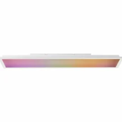 Luminaires Brilliant Plafonnier Brilliant Briston LED Blanc, 1 lumière, Télécommandes* Éclairage Led