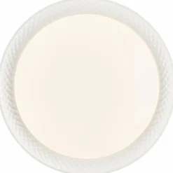 Luminaires Brilliant Plafonnier Brilliant Burlie LED Blanc, 1 lumière, Télécommandes, Changeur de couleurs