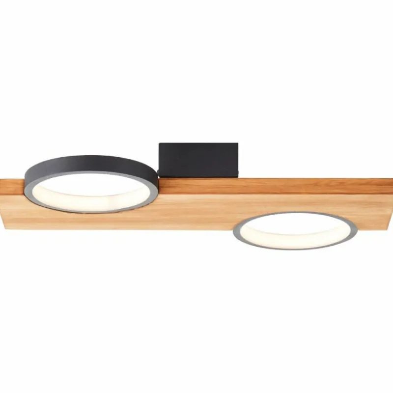 Luminaires Scandinaves-Luminaires Brilliant Plafonnier Brilliant Cheesy LED Noir, 1 lumière