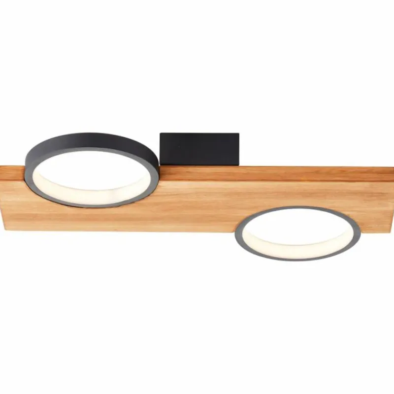 Luminaires Scandinaves-Luminaires Brilliant Plafonnier Brilliant Cheesy LED Noir, 1 lumière