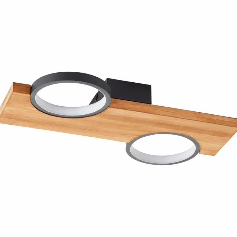 Luminaires Scandinaves-Luminaires Brilliant Plafonnier Brilliant Cheesy LED Noir, 1 lumière