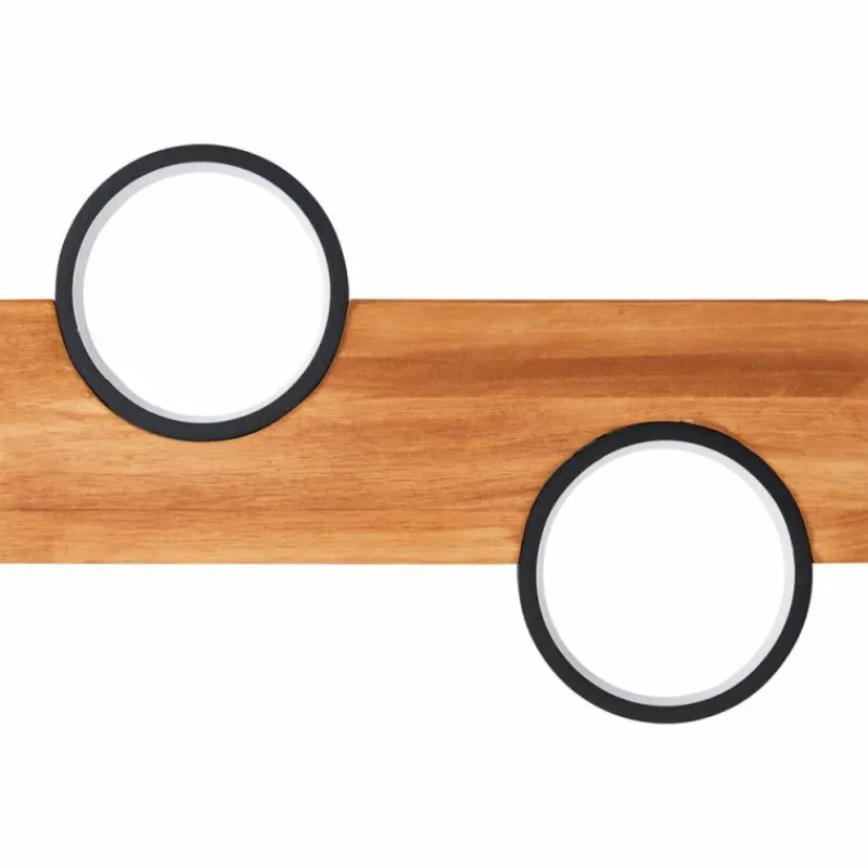 Luminaires Scandinaves-Luminaires Brilliant Plafonnier Brilliant Cheesy LED Noir, 1 lumière